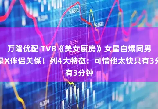 万隆优配 TVB《美女厨房》女星自爆同男神是X伴侣关係！列4大特徵：可惜他太快只有3分钟