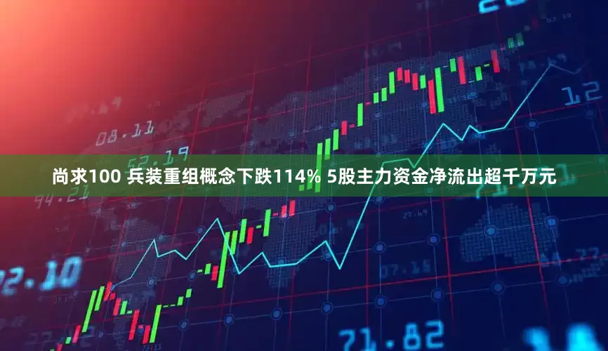 尚求100 兵装重组概念下跌114% 5股主力资金净流出超千万元
